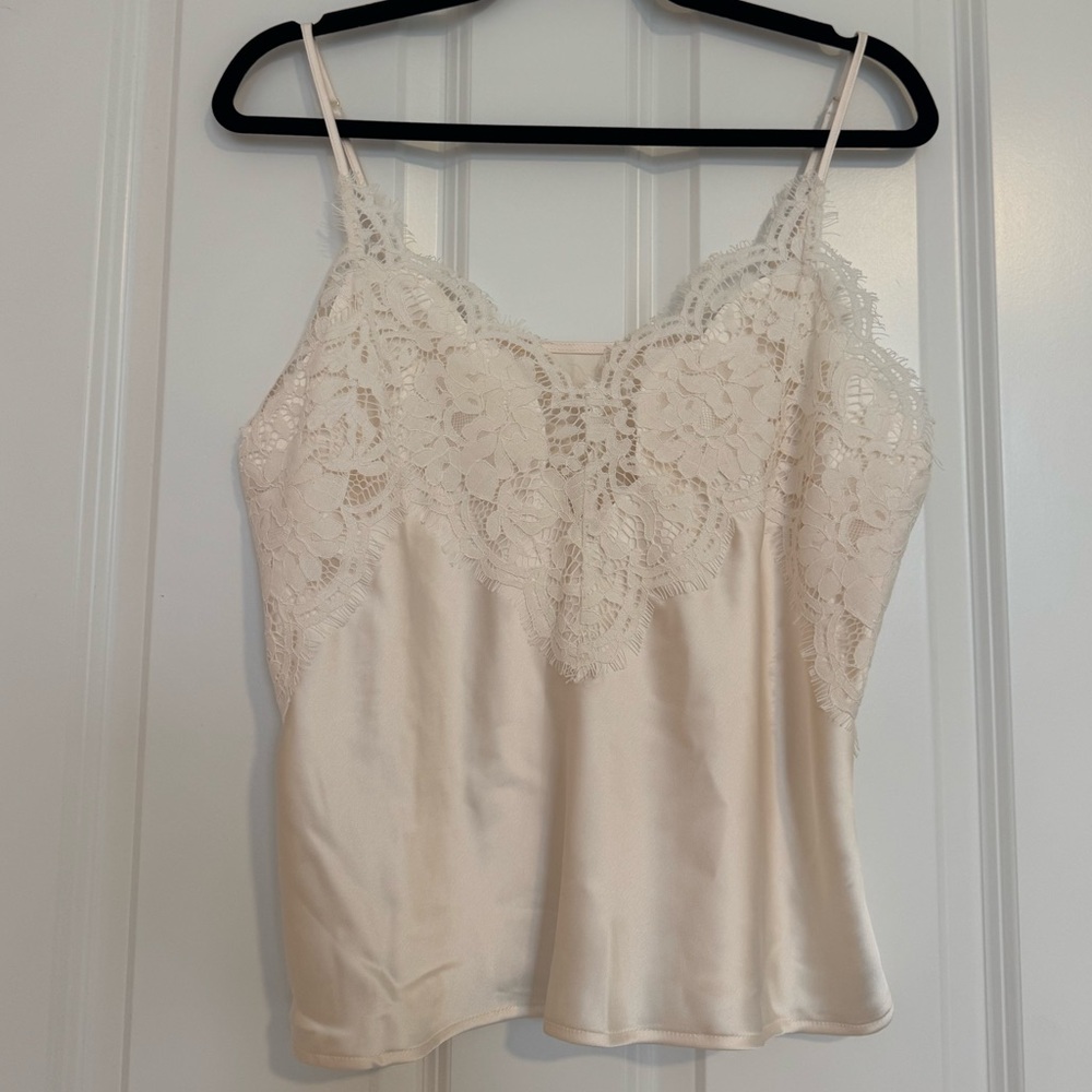 Doen Cream Lace Camisole Size Large
